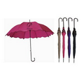 Fashion Waves Umbrella w/ Scalloped Bottom (46" Arc)